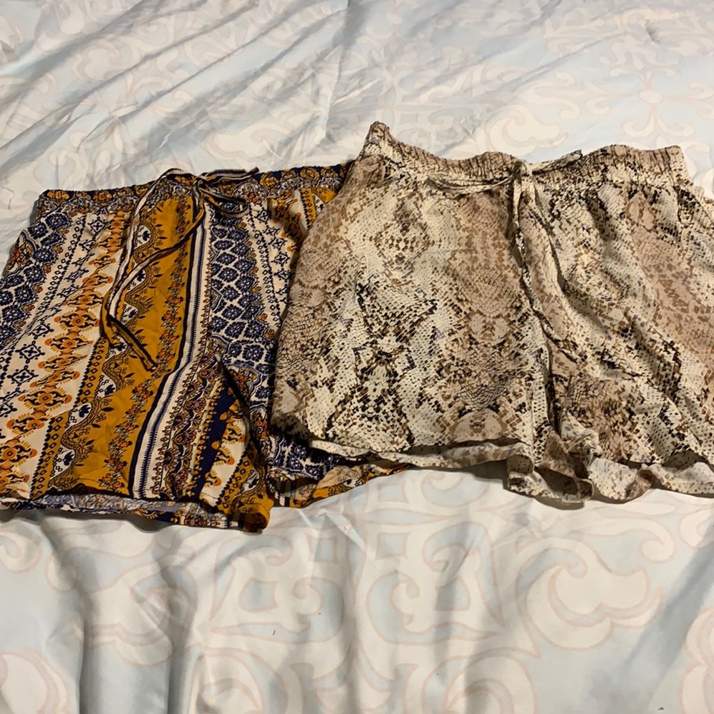 women’s shorts size med  both pair